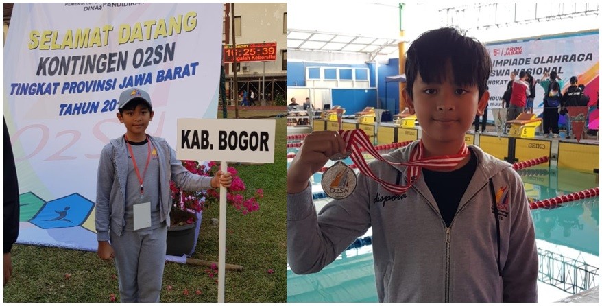 Al Madinah juara 2 renang O2SN Tingkat Provinsi